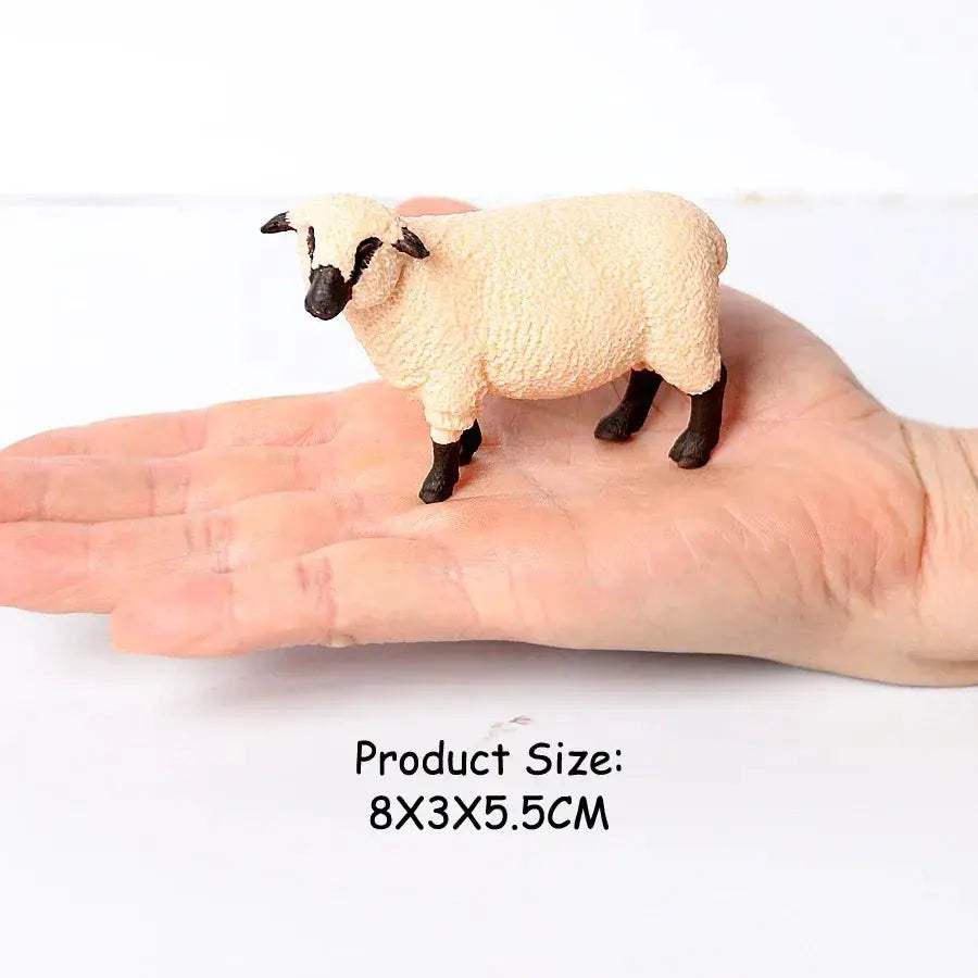 Realistic Farm Animal Figures Set Sheep Goat Antelope Models - ToylandEU