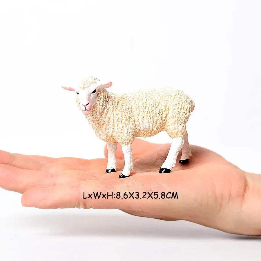 Realistic Farm Animal Figures Set Sheep Goat Antelope Models - ToylandEU