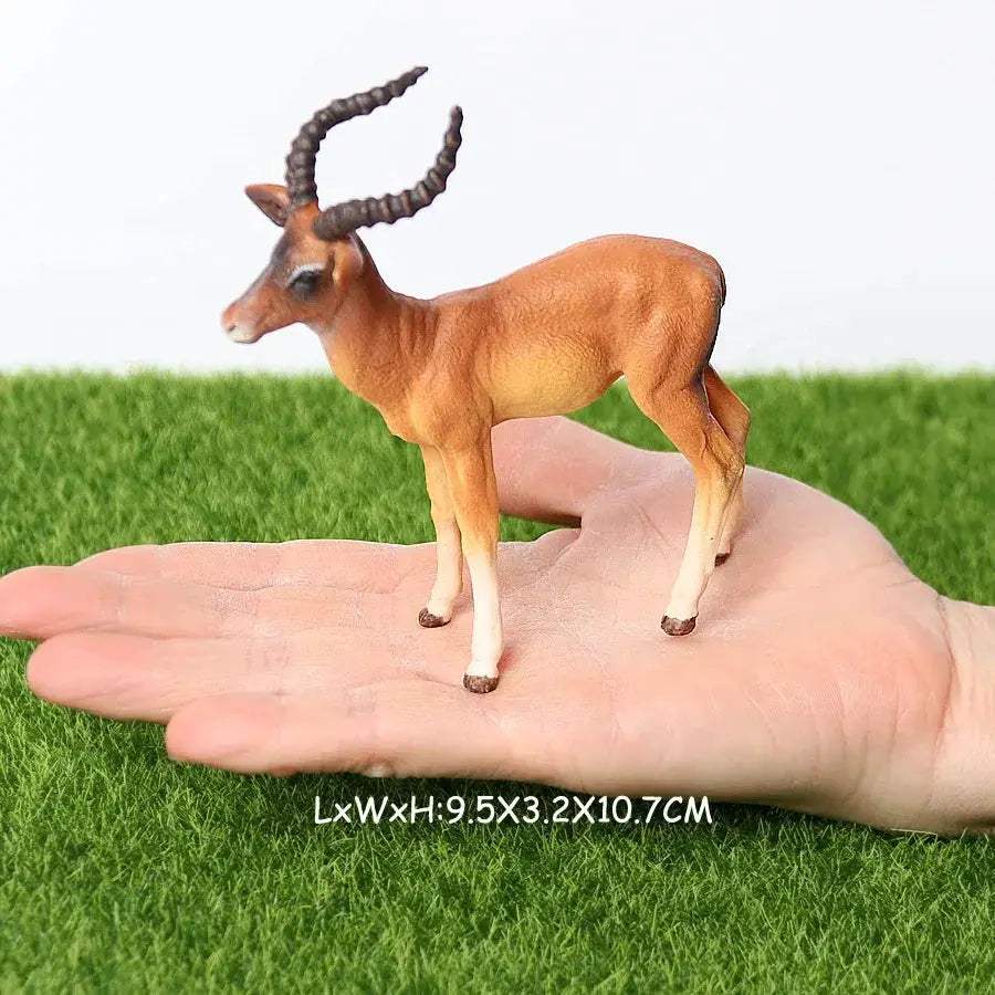 Realistic Farm Animal Figures Set Sheep Goat Antelope Models - ToylandEU