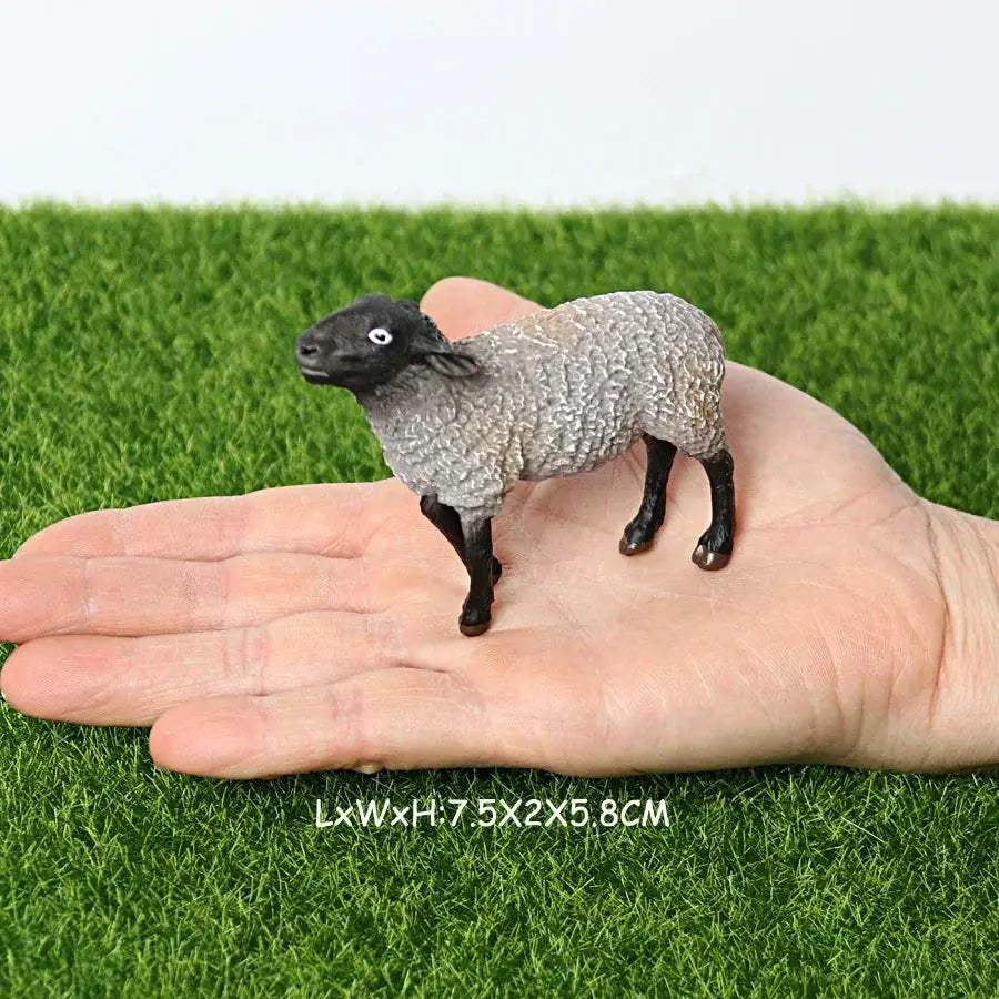 Realistic Farm Animal Figures Set Sheep Goat Antelope Models - ToylandEU