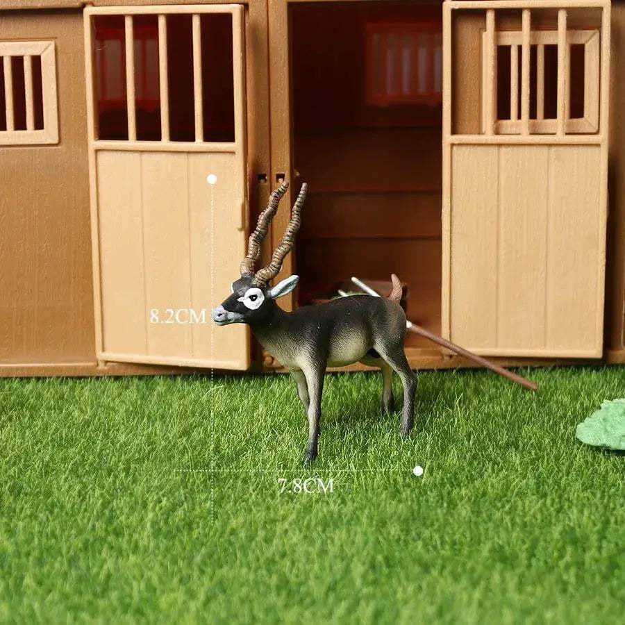 Realistic Farm Animal Figures Set Sheep Goat Antelope Models - ToylandEU