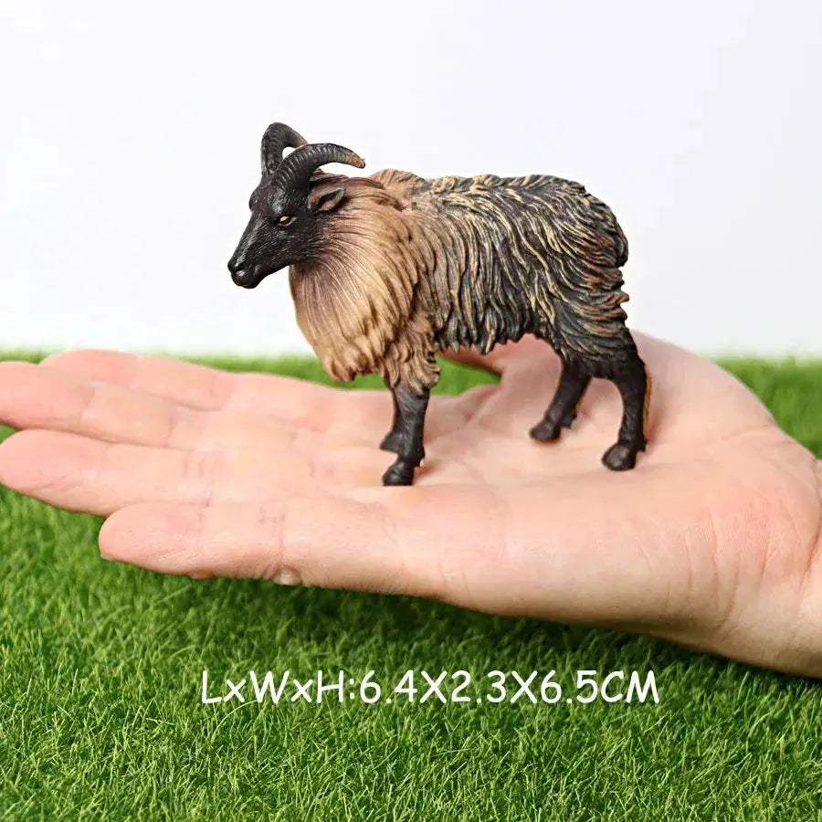 Realistic Farm Animal Figures Set Sheep Goat Antelope Models - ToylandEU