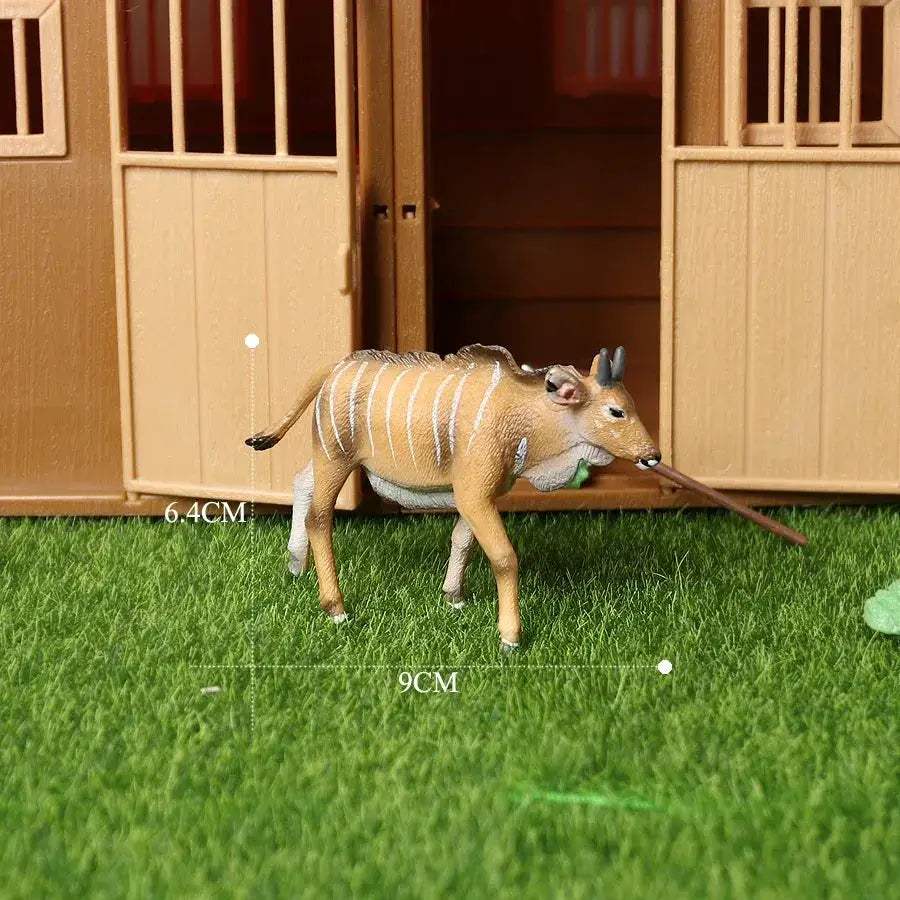 Realistic Farm Animal Figures Set Sheep Goat Antelope Models - ToylandEU