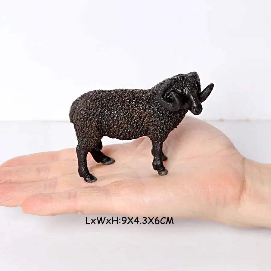 Realistic Farm Animal Figures Set Sheep Goat Antelope Models - ToylandEU