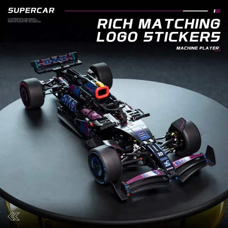 Realistic Formula Racing Car Building Kit For Kids And Adults - ToylandEU