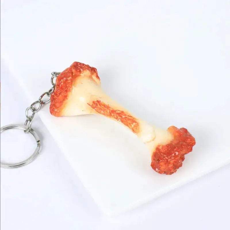 Realistic Fried Chicken Nugget Keychain Fashion Accessory - ToylandEU