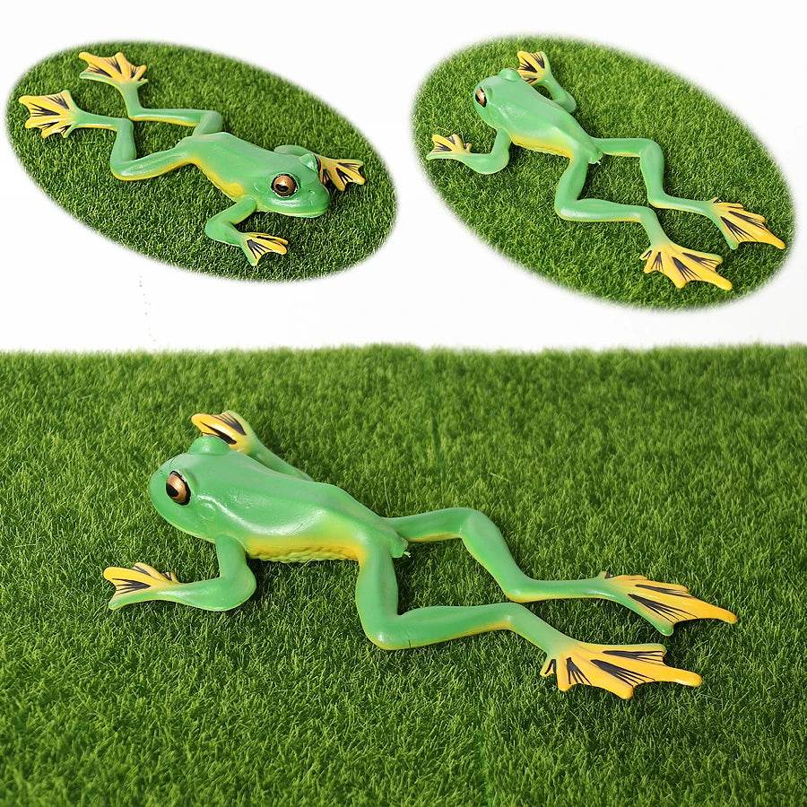 Realistic Frog Figurines Colorful Poison Dart Cake Topper - ToylandEU