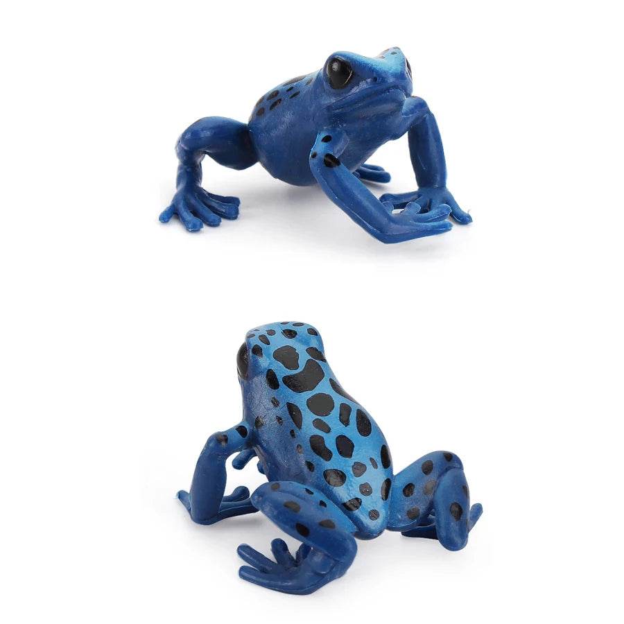 Realistic Frog Figurines Colorful Poison Dart Cake Topper - ToylandEU