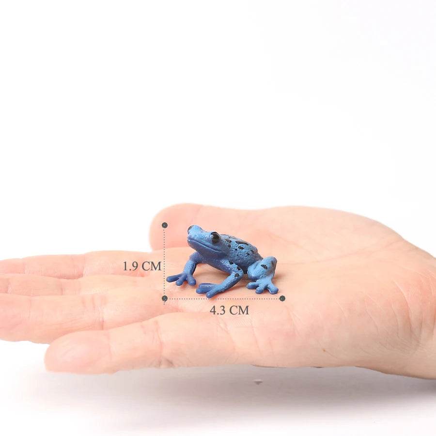 Realistic Frog Figurines Colorful Poison Dart Cake Topper - ToylandEU
