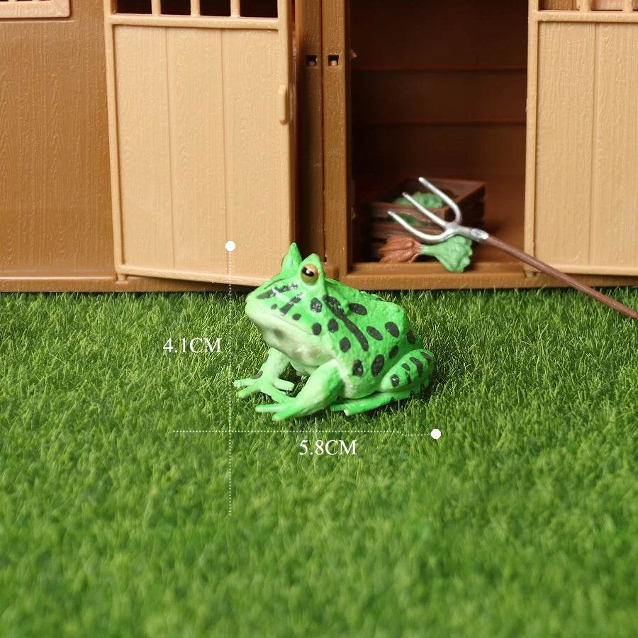 Realistic Frog Figurines Colorful Poison Dart Cake Topper - ToylandEU