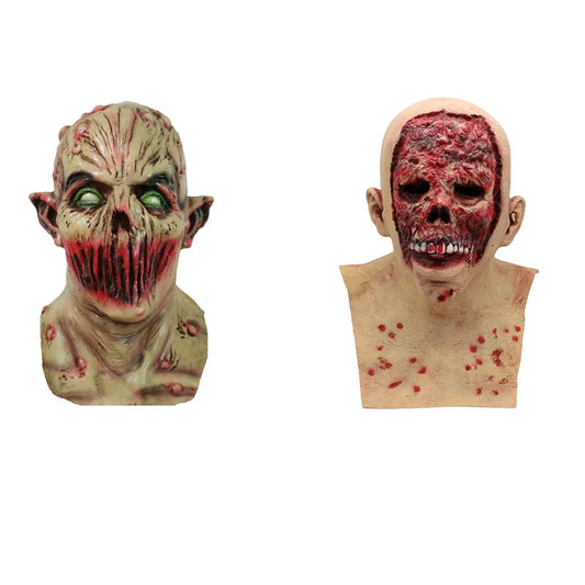 Realistic Full Head Mask Horror Rot Face For Halloween - ToylandEU