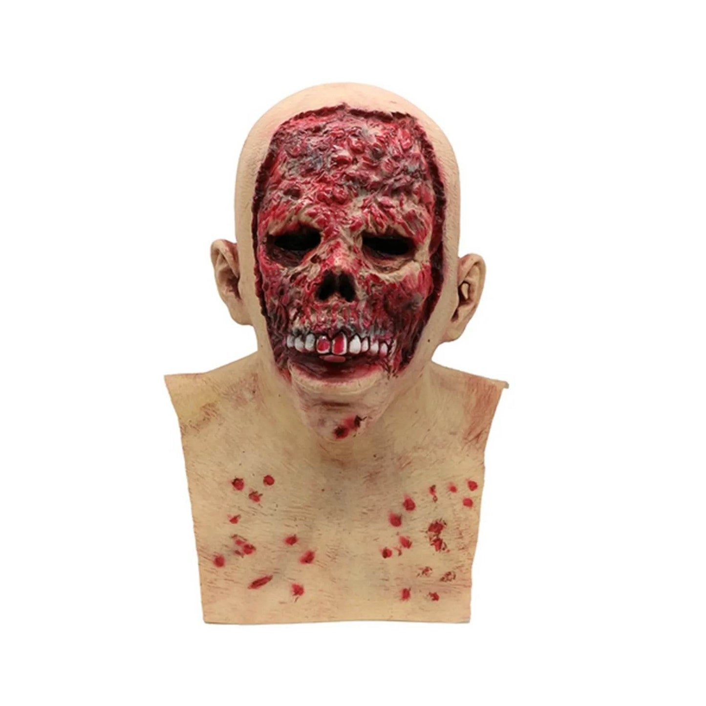 Realistic Full Head Mask Horror Rot Face For Halloween - ToylandEU