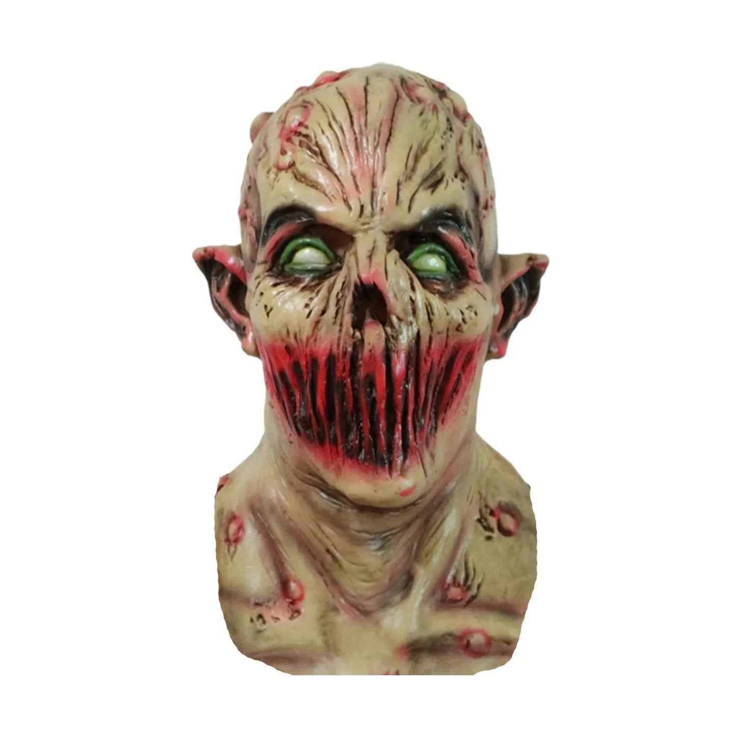 Realistic Full Head Mask Horror Rot Face For Halloween - ToylandEU