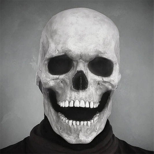 Realistic Full Head Mask Moving Jaw For Adults Halloween - ToylandEU