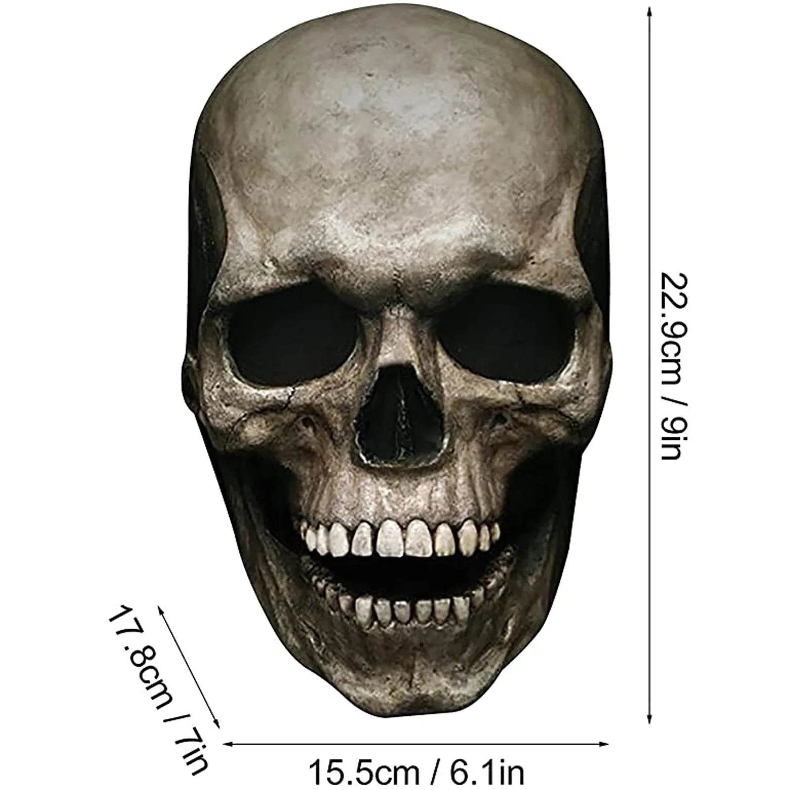 Realistic Full Head Mask With Moving Jaw For Adults - ToylandEU
