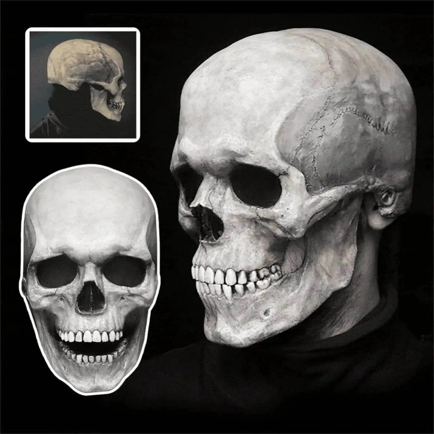  Realistic Full Head Mask With Moving Jaw Toyland EU -  ToylandEU™