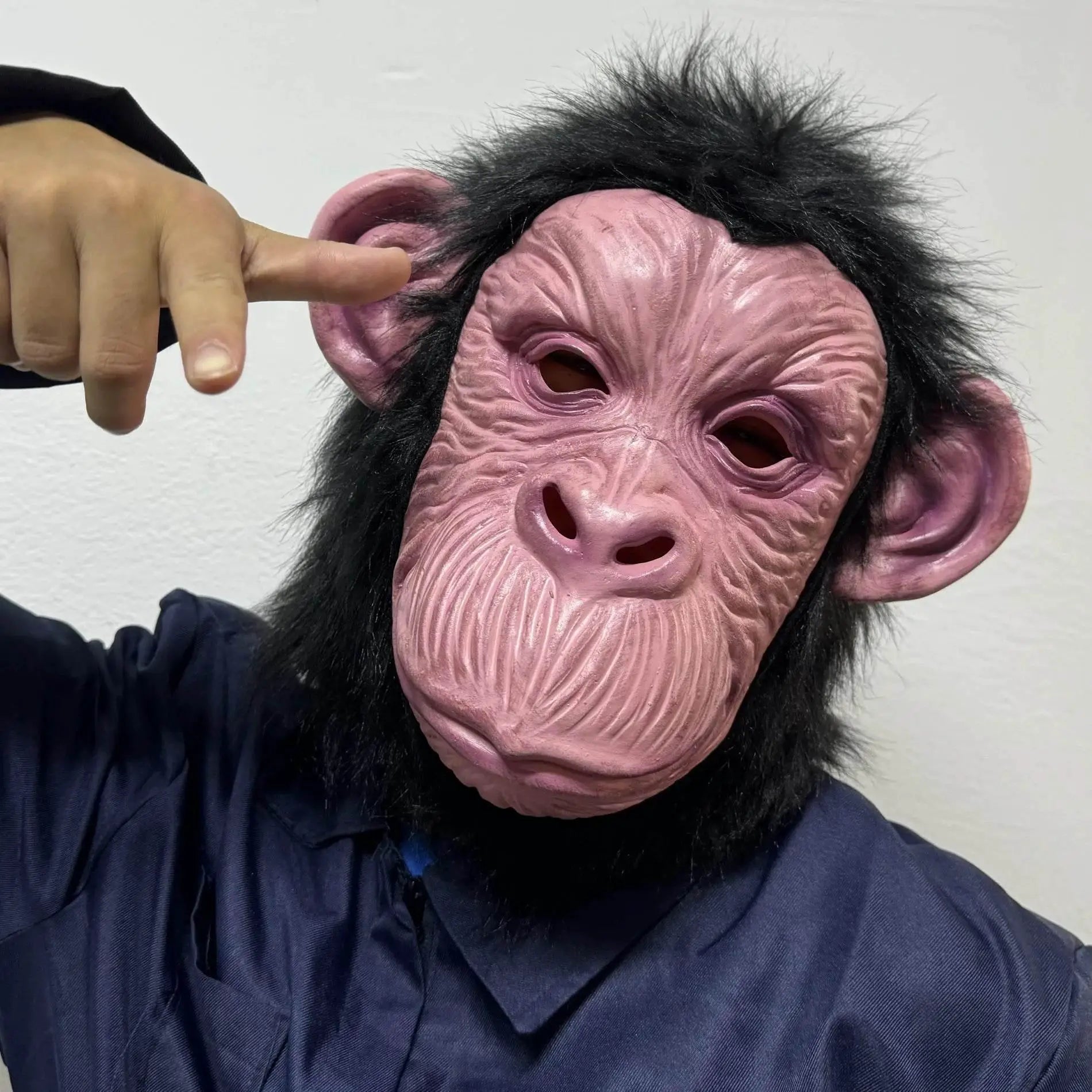 Realistic Gorilla Mask Big Ears For Halloween Cosplay - ToylandEU