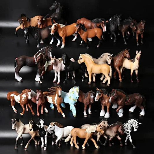  Realistic Horse Figurines Cake Topper 12cm Toyland EU -  ToylandEU™