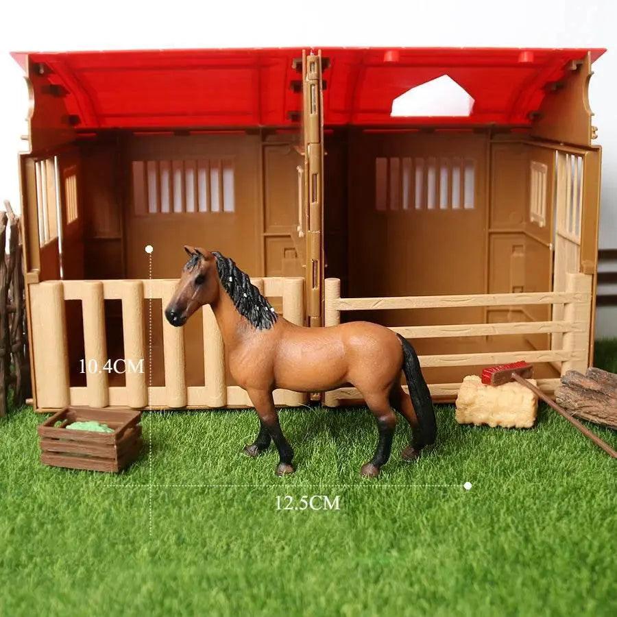  Realistic Horse Figurines Cake Topper 12cm Toyland EU -  ToylandEU™