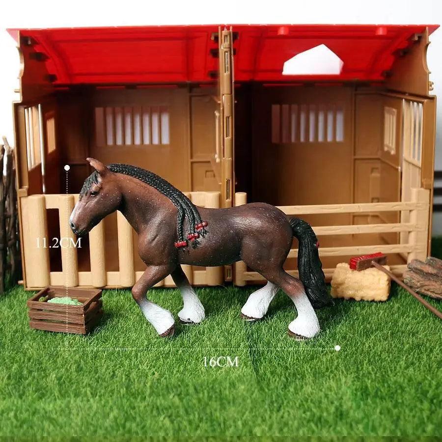  Realistic Horse Figurines Cake Topper 12cm Toyland EU -  ToylandEU™