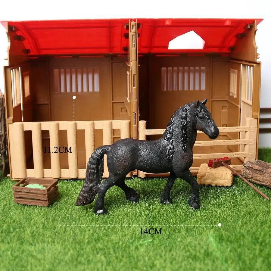  Realistic Horse Figurines Cake Topper 12cm Toyland EU -  ToylandEU™