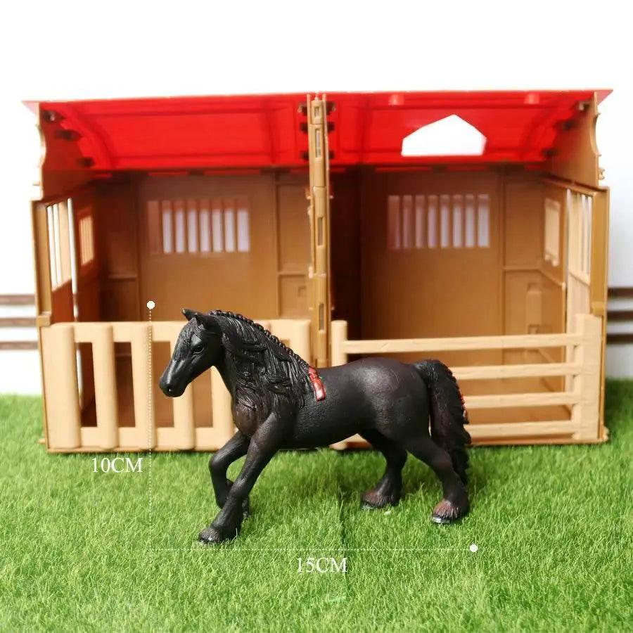  Realistic Horse Figurines Cake Topper 12cm Toyland EU -  ToylandEU™