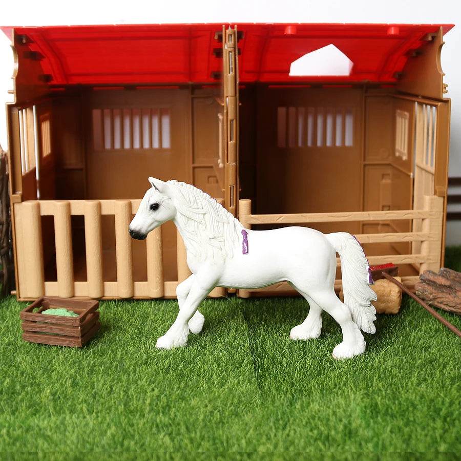 Realistic Horse Figurines Detailed Miniature Cake Topper - ToylandEU