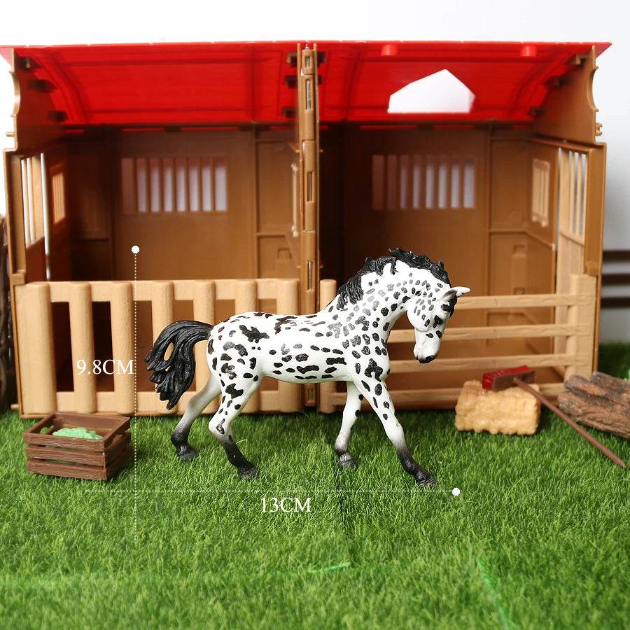 Realistic Horse Figurines Detailed Miniature Cake Topper - ToylandEU