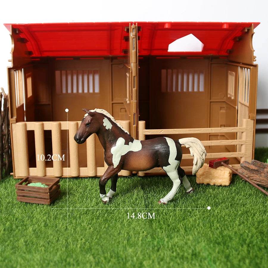 Realistic Horse Figurines Detailed Miniature Cake Topper - ToylandEU