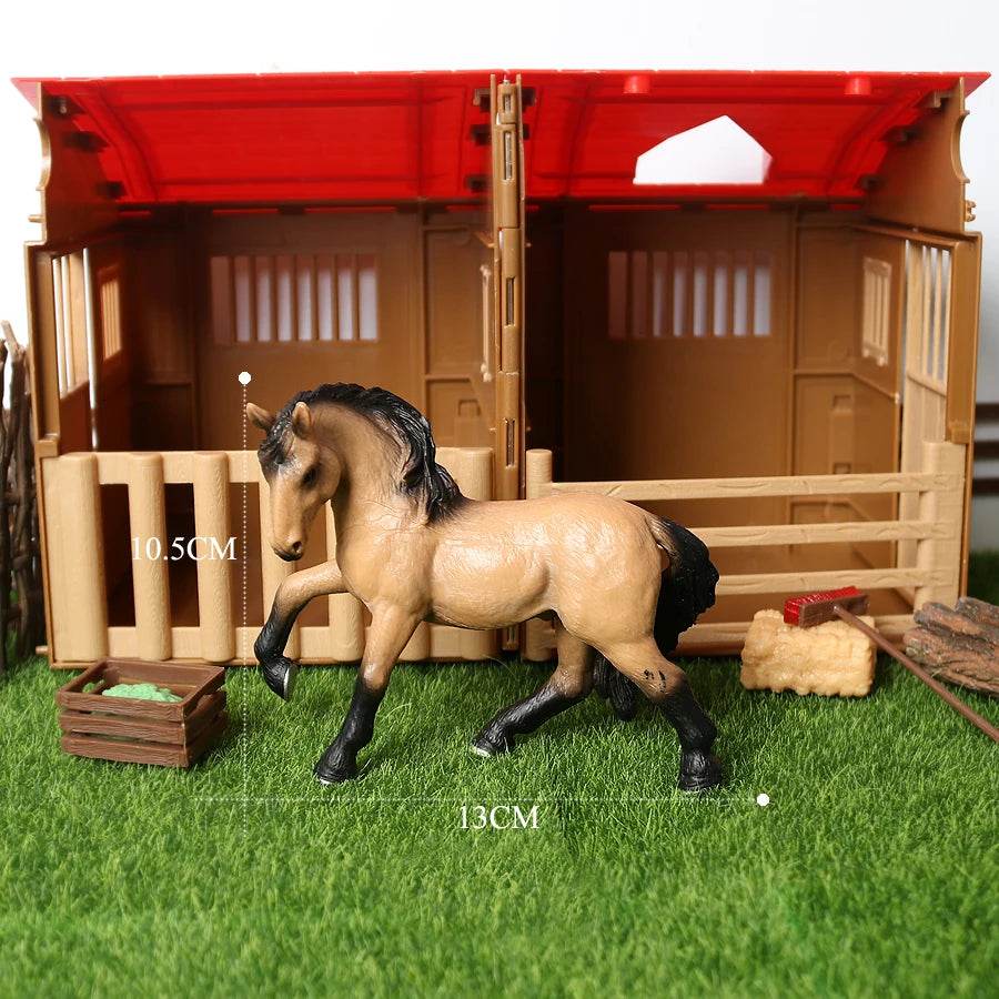 Realistic Horse Figurines Detailed Miniature Cake Topper - ToylandEU