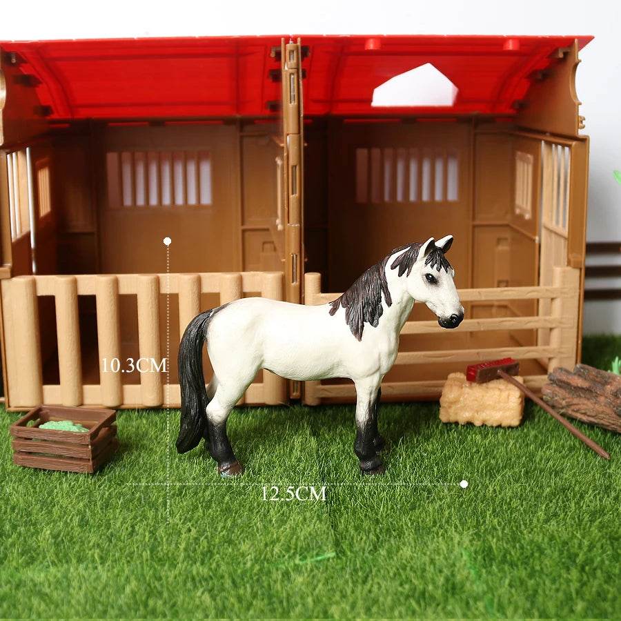 Realistic Horse Figurines Detailed Miniature Cake Topper - ToylandEU