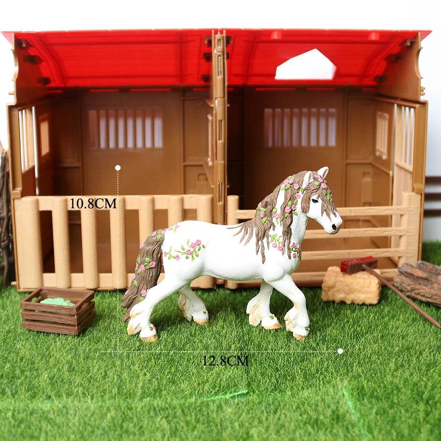 Realistic Horse Figurines Detailed Miniature Cake Topper - ToylandEU