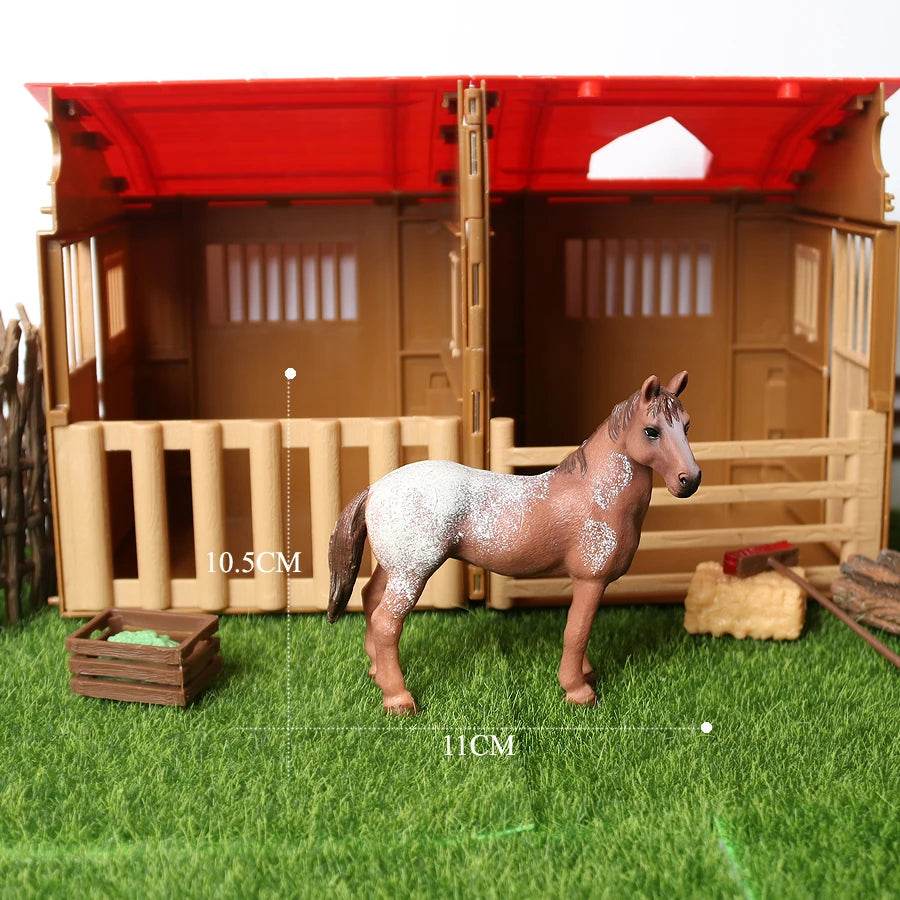 Realistic Horse Figurines Detailed Miniature Cake Topper - ToylandEU