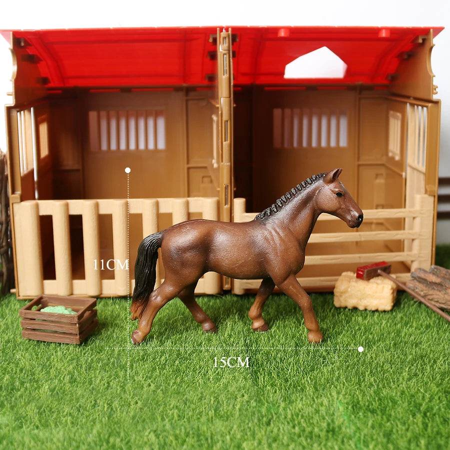 Realistic Horse Figurines Detailed Miniature Cake Topper - ToylandEU