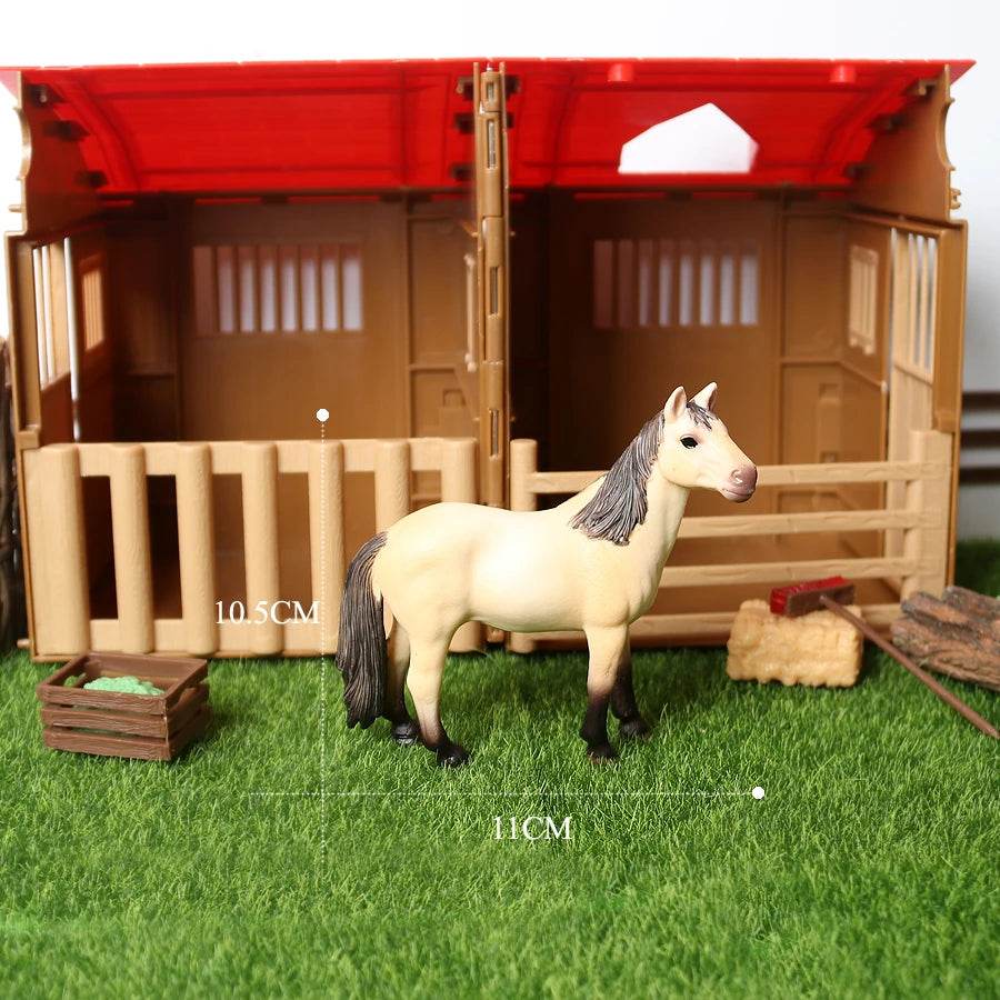 Realistic Horse Figurines Detailed Miniature Cake Topper - ToylandEU