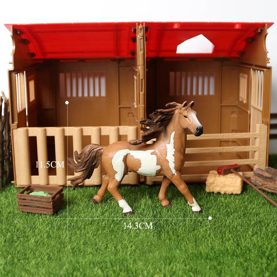 Realistic Horse Figurines Detailed Miniature Cake Topper - ToylandEU