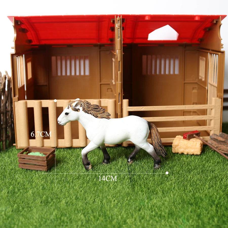 Realistic Horse Figurines Detailed Miniature Cake Topper - ToylandEU