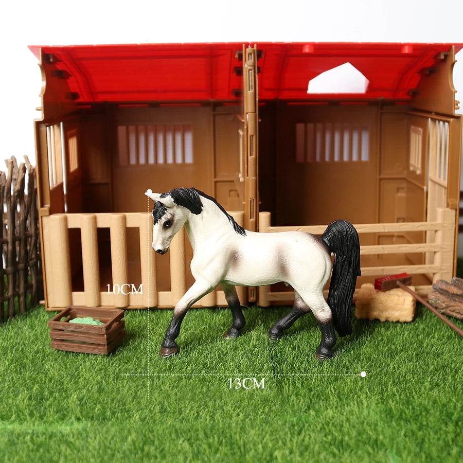 Realistic Horse Figurines Detailed Miniature Cake Topper - ToylandEU