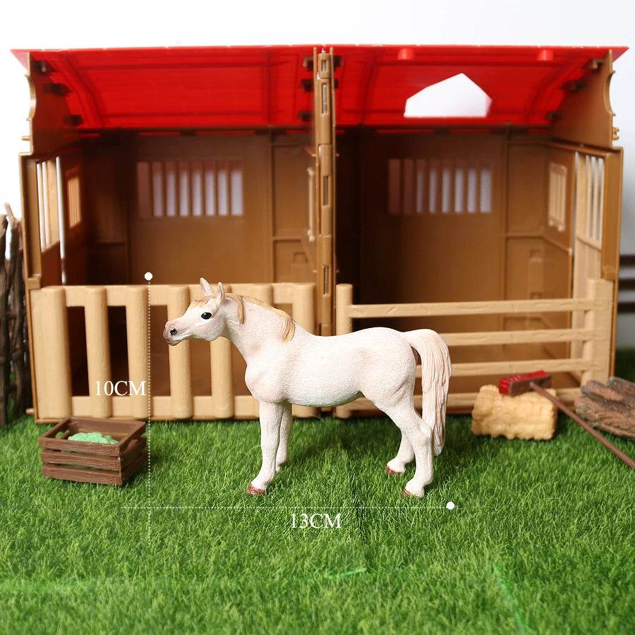 Realistic Horse Figurines Detailed Miniature Cake Topper - ToylandEU