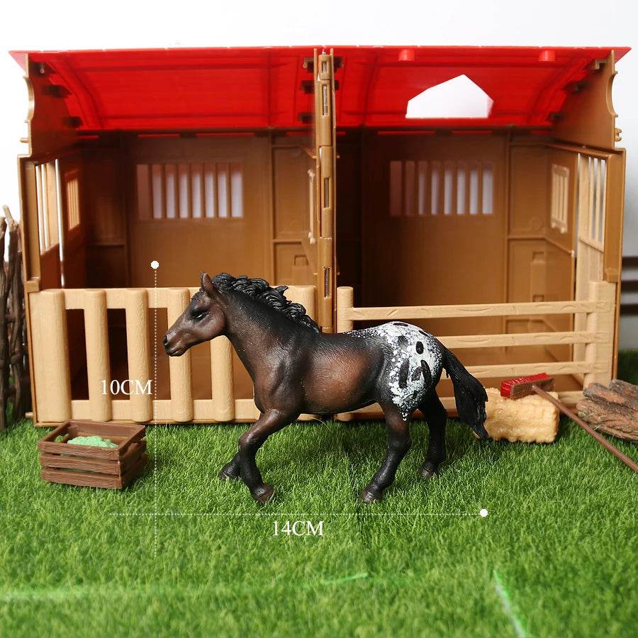 Realistic Horse Figurines Detailed Miniature Cake Topper - ToylandEU