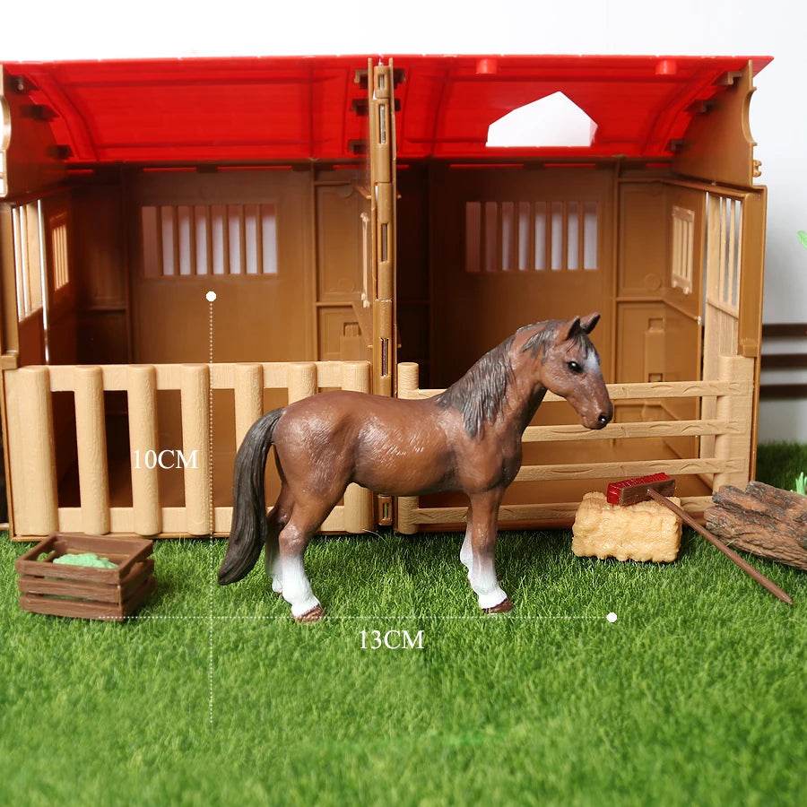Realistic Horse Figurines Detailed Miniature Cake Topper - ToylandEU
