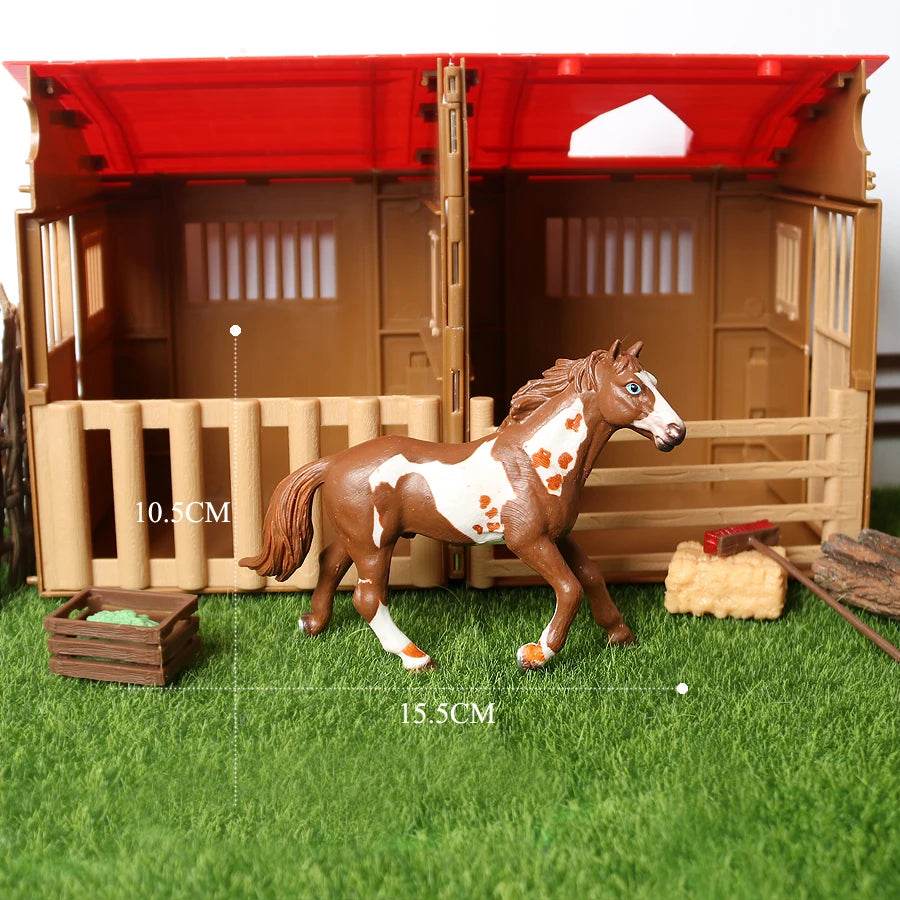 Realistic Horse Figurines Detailed Miniature Cake Topper - ToylandEU