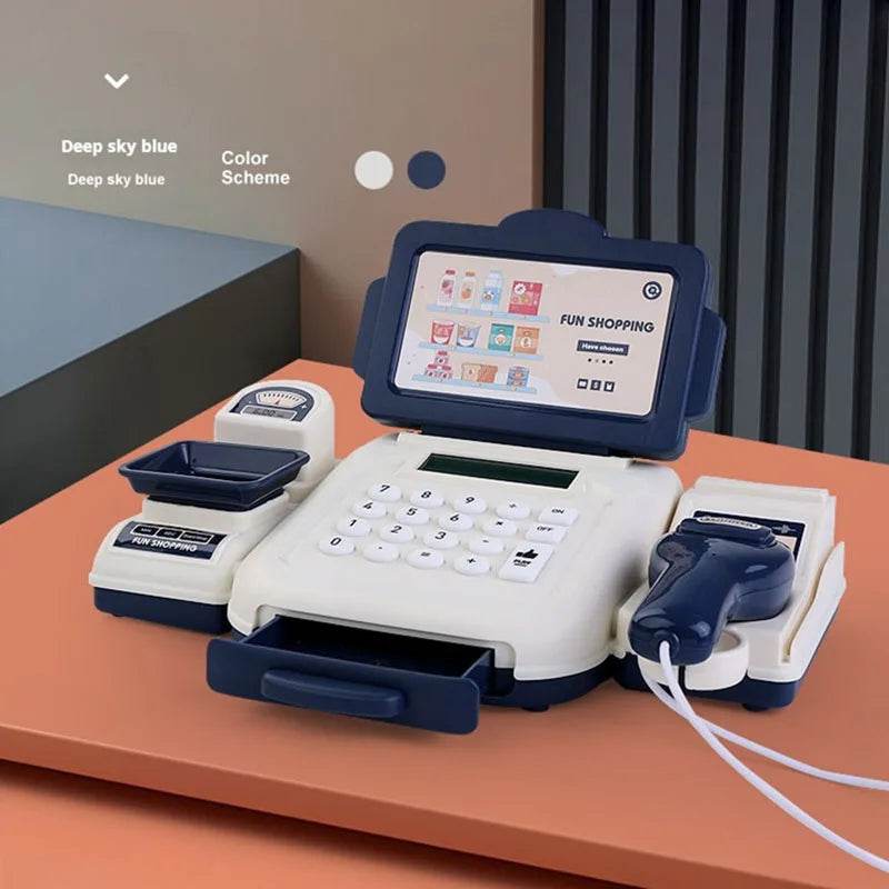 Realistic Kids Cash Register Toy With Card Scan And Weighing Feature For Boys And Girls - ToylandEU