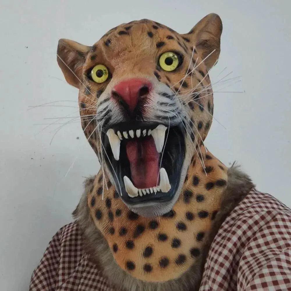 Realistic Leopard Print 3D Mask Full Head Toyland EU -  ToylandEU™