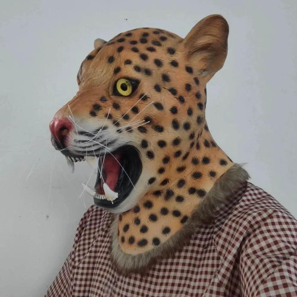  Realistic Leopard Print 3D Mask Full Head Toyland EU -  ToylandEU™