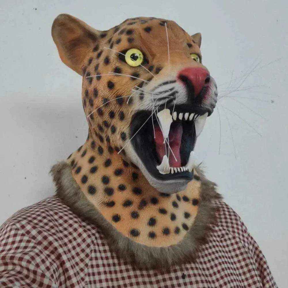  Realistic Leopard Print 3D Mask Full Head Toyland EU -  ToylandEU™