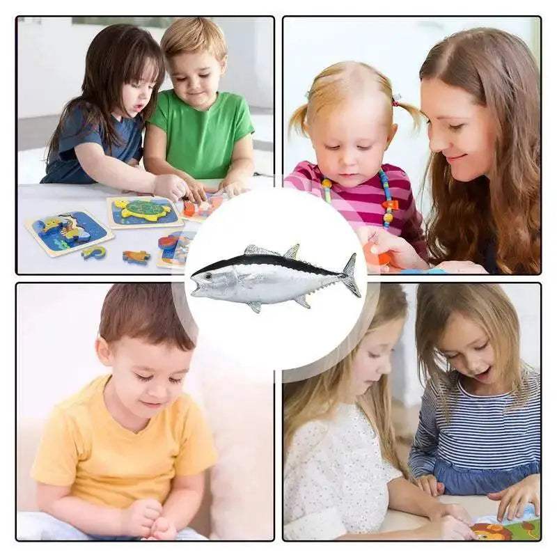  Realistic Marine Fish Models - Educational Tuna, Snapper & Salmon Set -  ToylandEU™