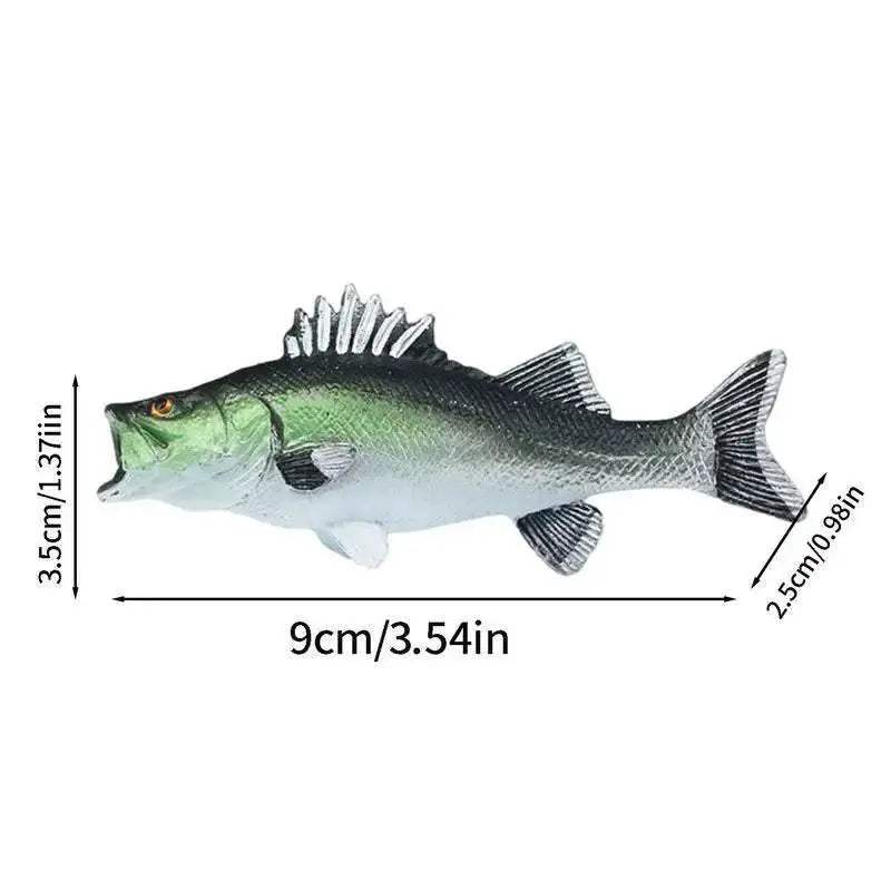  Realistic Marine Fish Models - Educational Tuna, Snapper & Salmon Set -  ToylandEU™