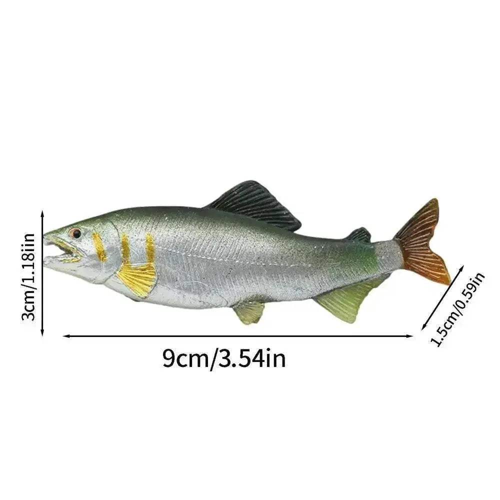  Realistic Marine Fish Models - Educational Tuna, Snapper & Salmon Set -  ToylandEU™
