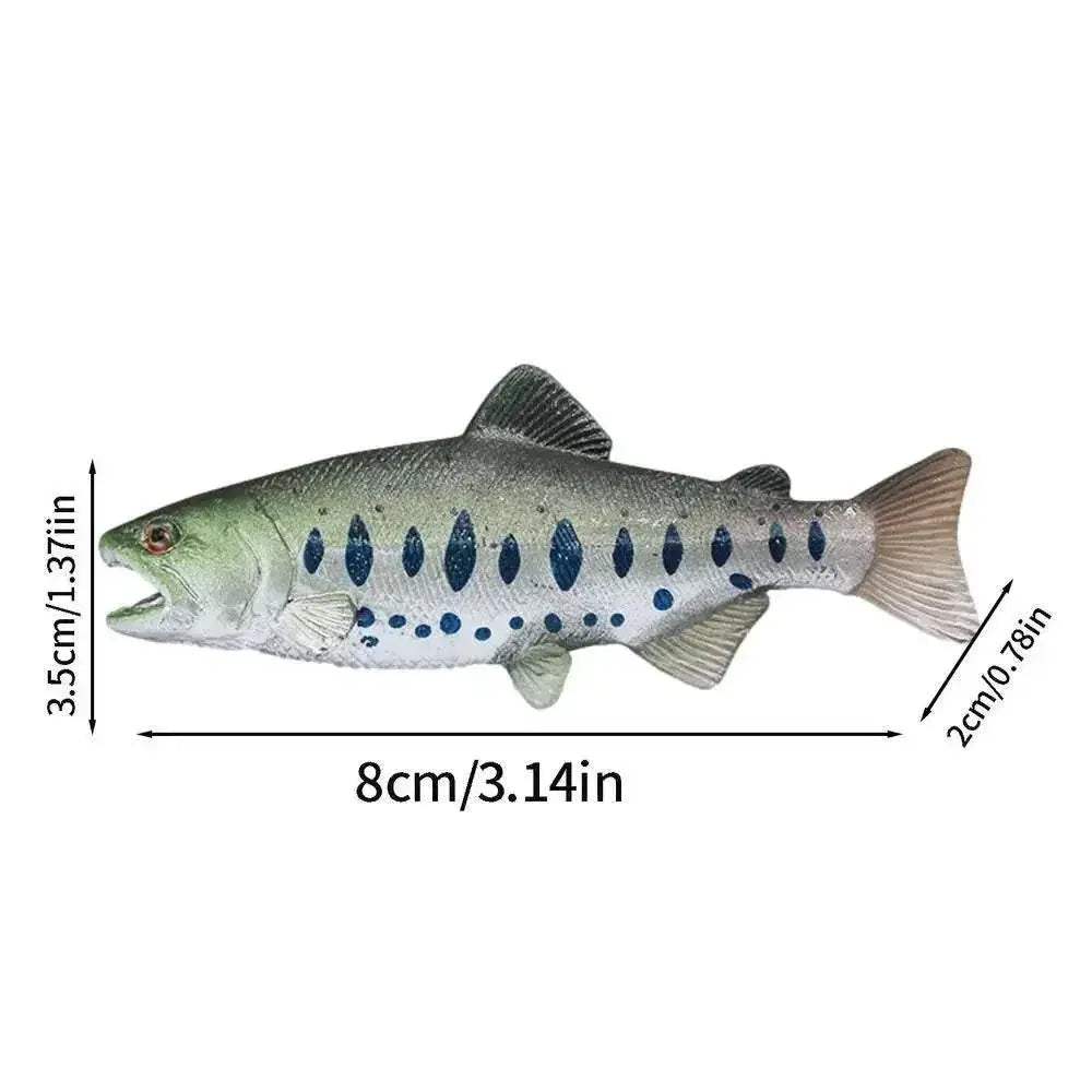  Realistic Marine Fish Models - Educational Tuna, Snapper & Salmon Set -  ToylandEU™
